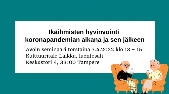 Ikäihmisten Hyvinvointi  Koronapandemian Aikana Ja Sen Jälkeen